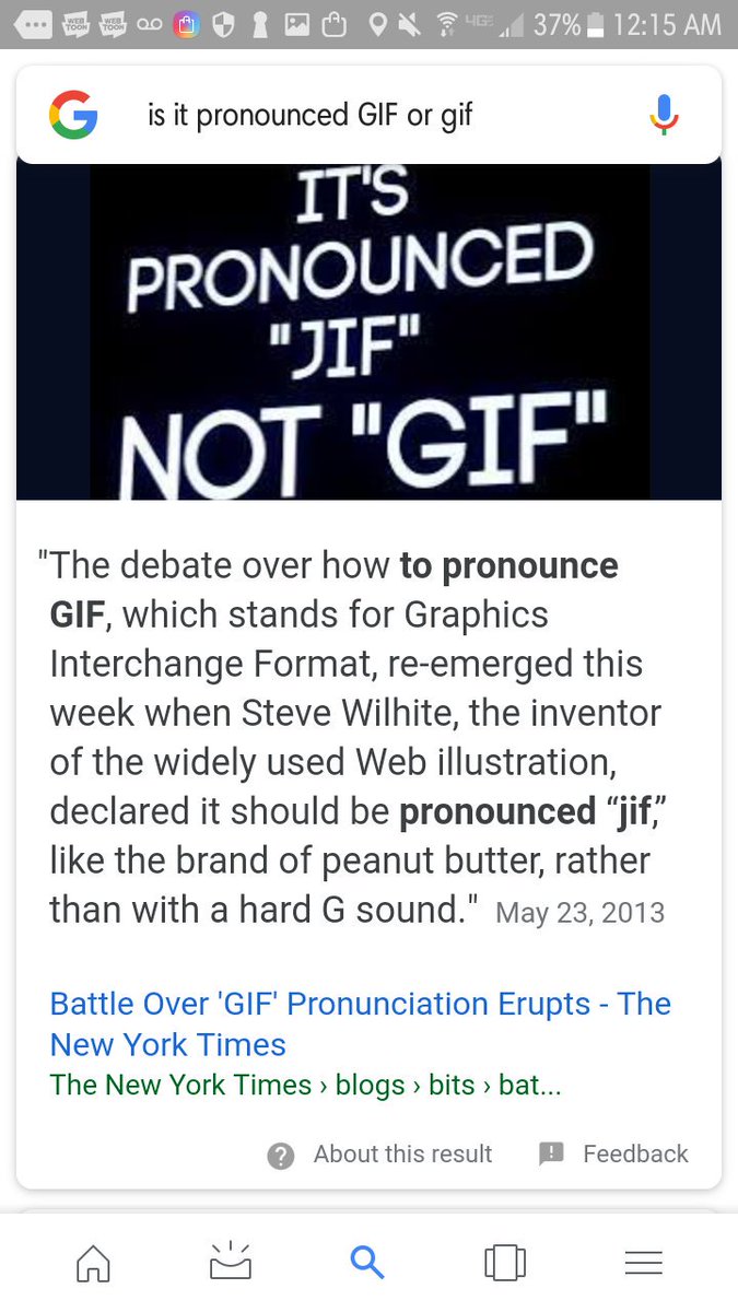 The Tonight Show On Twitter Is It Pronounced Gif Or Jif