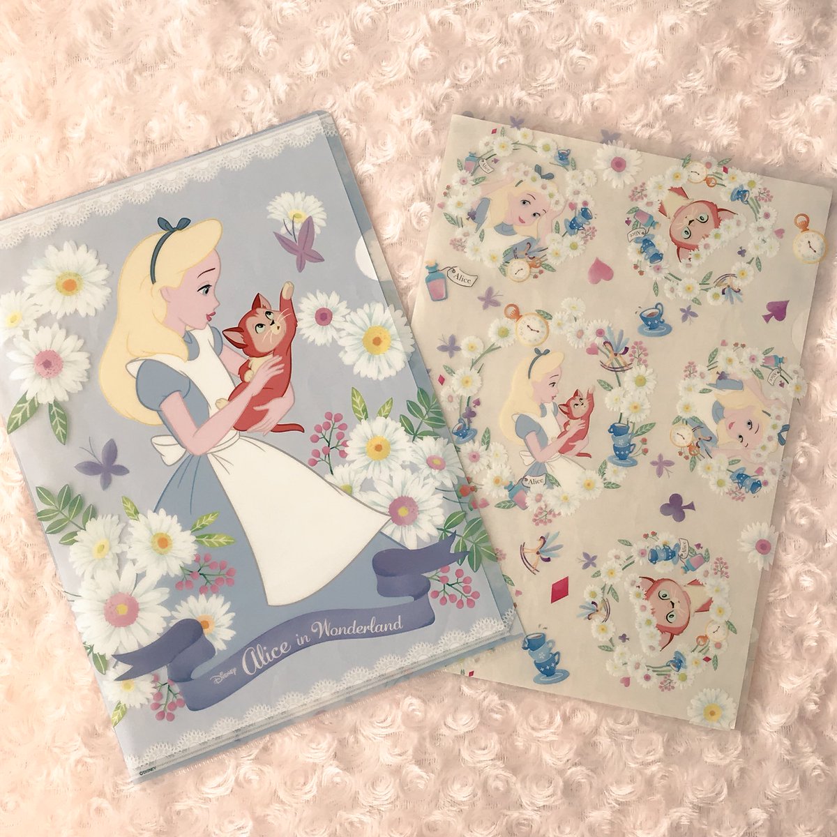 チェルシー A Twitter ガーデンファンタジーシリーズ アリスのクリアファイル4枚セット アリス ふしぎの国のアリス 不思議の国のアリス ディズニーストア Disneystore