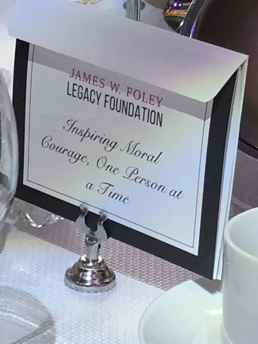 ProvostKimo's tweet image. Foley Freedom Awards dinner in Washington, D.C. A very moving night.