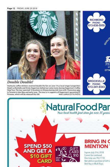 RideauOsgoode's tweet photo. Richmond celebrates 200 years!Full coverage in this week’s issue of the #Manotick Messenger — available in your mailbox and on the street soon, plus online now: https://t.co/prSm9lioKC #ottnews  #ottcity https://t.co/XG756QDAYV