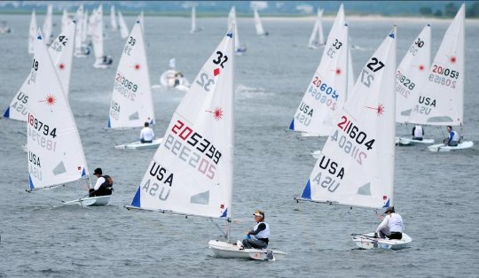 2018 U.S. Youth Sailing Championships in Wrightsville Beach, N.C. on Monday included 146 of the top sailors in the country under the age of 20 ⛵
