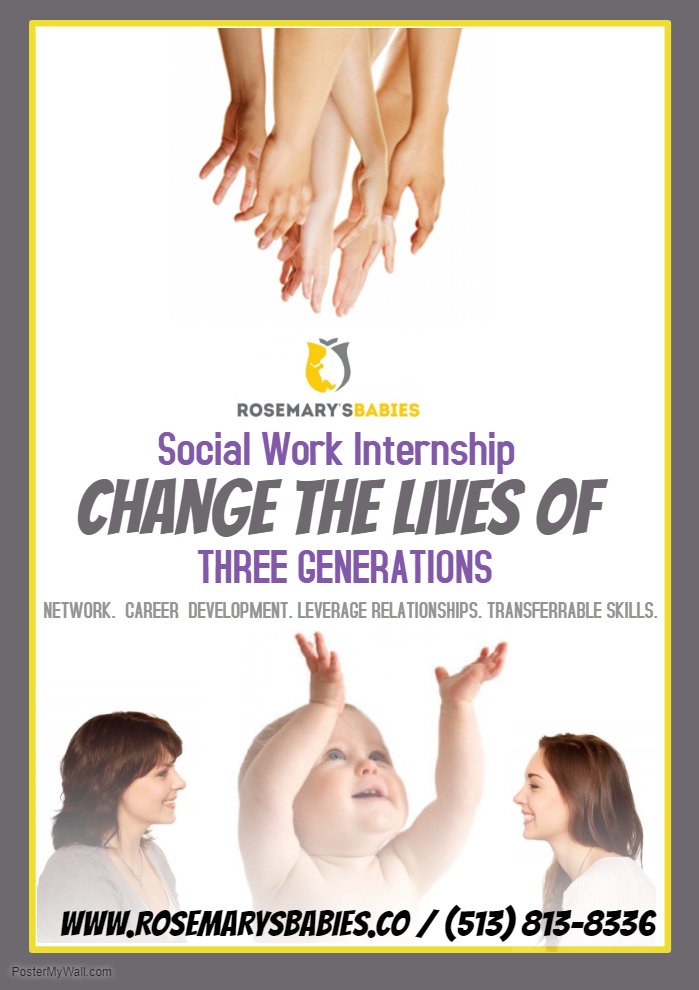 finallyrose's tweet image. Social workers change lives. Why not start here? #rosemarysbabies #mylegacymatters #seeds2inspire #Volunteer #unitedwaypartner #giveback #servicelearning #intern #share