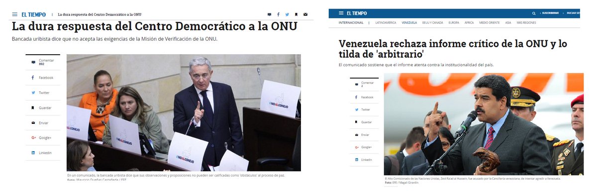 Afirmé en campaña que lo más parecido a Maduro en Colombia era Uribe.

Miren: