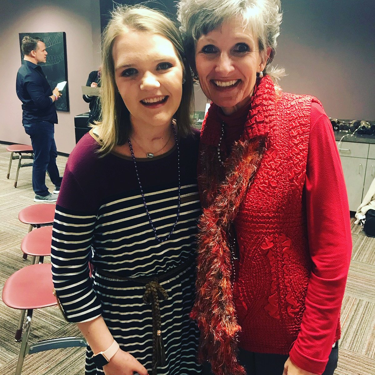 PattiFo061802's tweet photo. JOIN THE TBI Chic-Ee-Chics - Kailey Tesdahl and Patti G Foster .....on JoCo COMMUNITY RADIO via Facebook Live, 07/11, 7am - 9am ....we'll dive into some strong java and rich, life-truths Kailey and I have learned thru traumatic brain injury (TBI)... #KaileyStrong #PattiFostercom https://t.co/dQrhJTlAsW