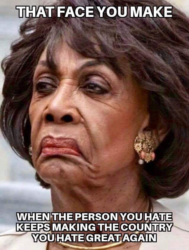 Ldaught2's tweet image. Honestly shocked people/idiots keep voting for this hideous old demon #Satan 😳 #eww #TermLimitsPlease 
#FaceOfTheDemocrats 
#MaxinesPartyNow 
#MaxineWatersIsATerrorist 
#DonaldTrumpIsYourPresident 😂😂