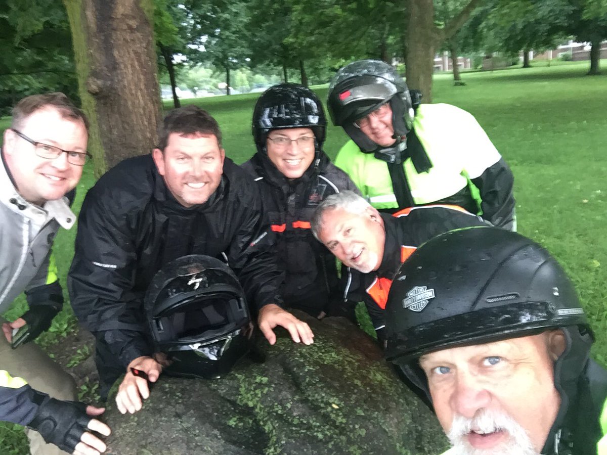 Tim N Brown on Twitter "We braved the rain and put over 250 miles on