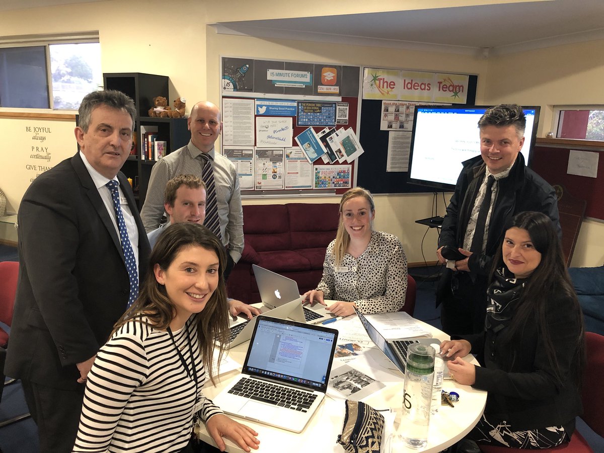 CapornMarc's tweet photo. Working with members of the IDEAS Team @CorpusCCC to develop our school wide pedagogy. Exciting times! #CCCIgnitethespirit https://t.co/XOwY4IbB5A