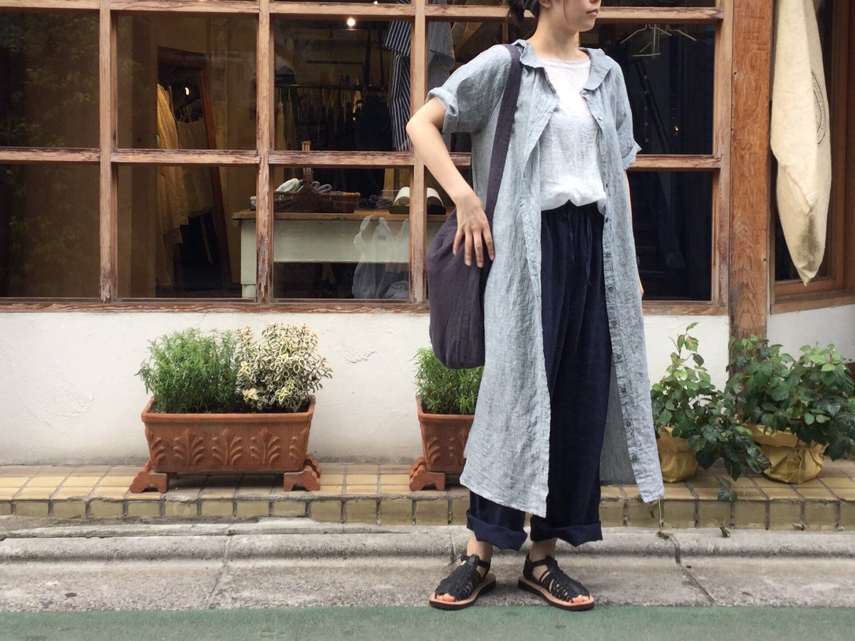 在庫有り お買い得 ネストローブ♡リネンノースリーブ2wayワンピース