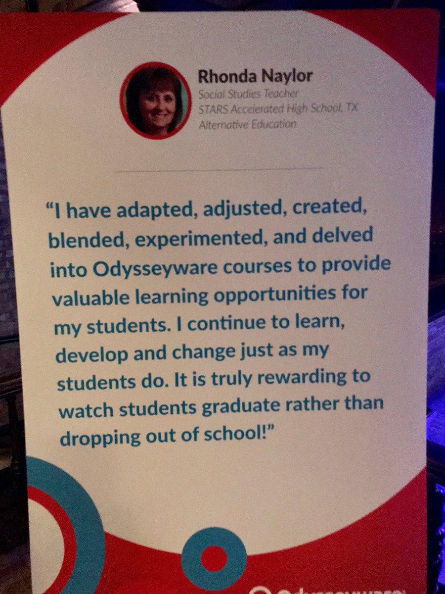 STARSHS2's tweet photo. Mrs Rhonda Naylor honored as a finalist/runner-up in the First Odysseyware Educator Impact Awards reception in Chicago!! We are so proud of you Mrs Naylor! You deserve to be honored!! #EdImpactAwards #odysseyware #greatteachers https://t.co/izBlA4AyyK