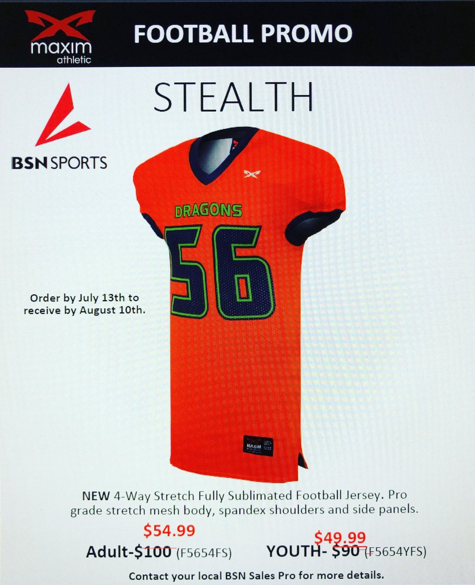 bsn football uniforms