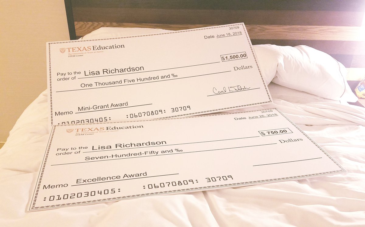 CBHSRichMath's tweet photo. The Adventures of My #2ndBigCheck Pt 10.... meeting big bubba #BigCheck from @weteachcs ! @trcollaborative #TRC2018 #dreamsreallydocometrue #lifegoal https://t.co/Qw2Cge5Y6Q