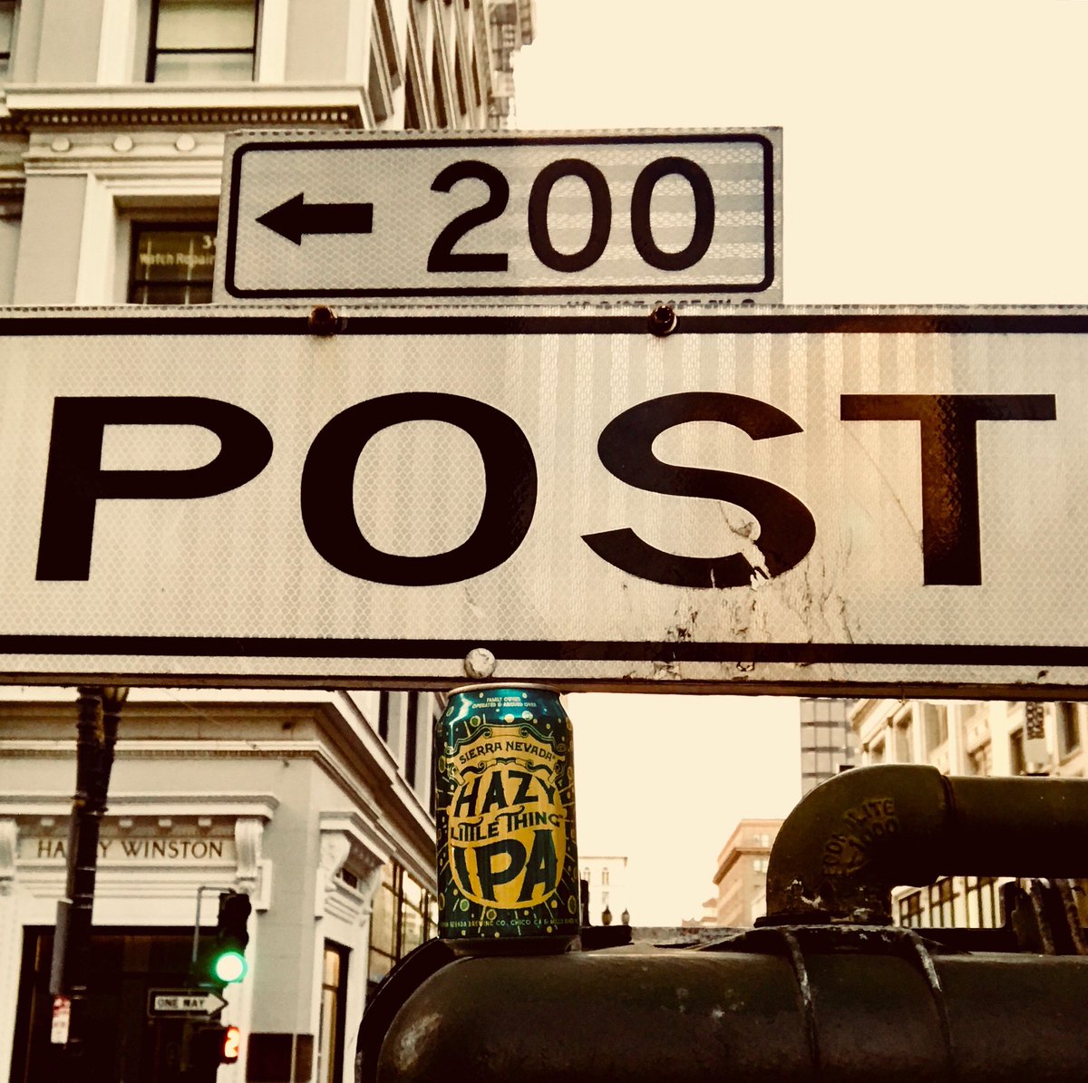 SierraNevada's tweet image. Hazy post. #hazysf #SanFrancisco #LostInTransition  #finderskeepers