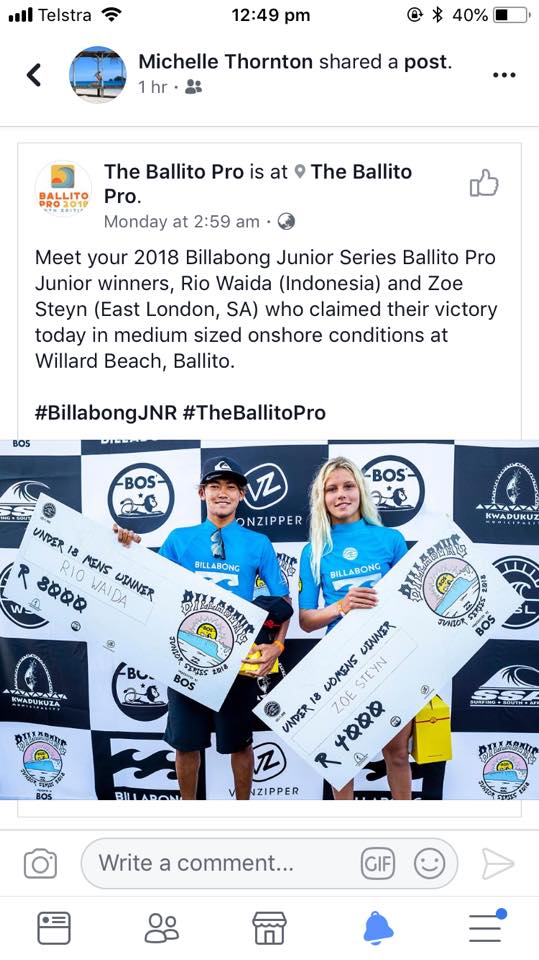 Same Ocean. Same Conditions. Same Level. Half the pay. Yeah that makes sense. #equalpay #billabong