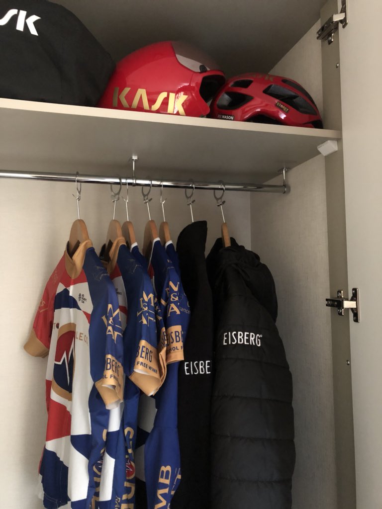 Week away for Nationals with <a href="/StoreyRT/">Storey Racing</a> at least I’m not worrying about what to wear. Thank you @Kask_cycling <a href="/LeColUK/">Le Col</a> #bestversionofyou #thisisbelonging #inspiringsoldierstocycle #skwod