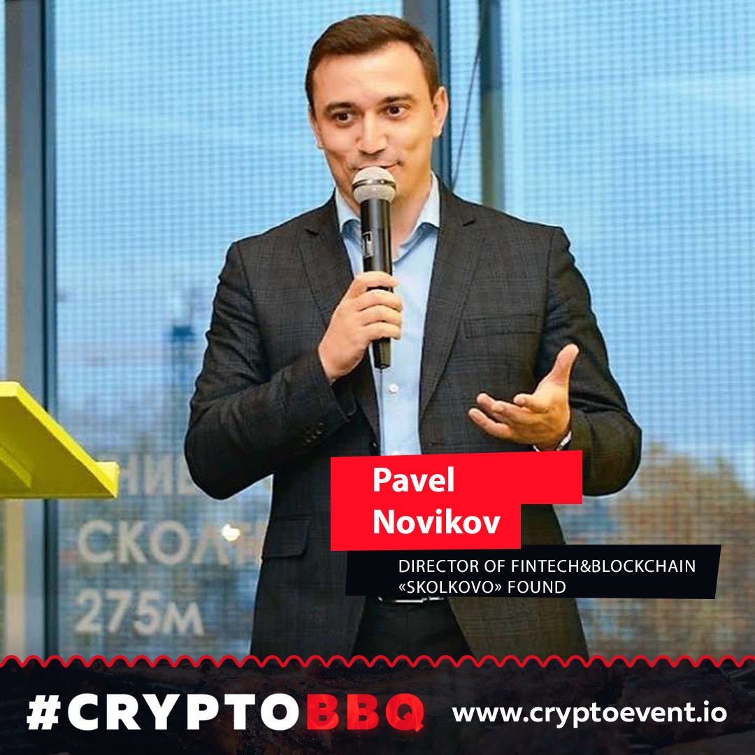 joly_jole's tweet photo. The first conference on cryptocurrency we organized in the Technopark "SKOLKOVO". And we are especially happy to present the speaker of the #CryptoBBQ - Pavel Novikov, Director of Fintech &amp; Blockchain Fund "SKOLKOVO"! https://t.co/9b50GCIDY2