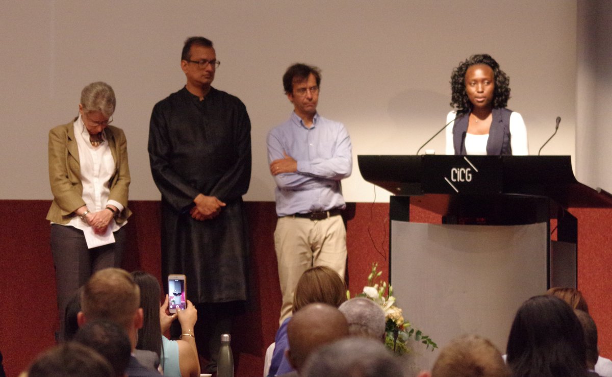 MelissaPitotti's tweet photo. "The 1st person who taught me about putting people first was my father.   It cost him his life. It's the importance of valuing others. It means standing up for something, for someone. Step up &amp; step out where you can." Foni Joyce Vuni, Global Youth Advisory Council #UNHCRNGOs https://t.co/hpKCRkDsrG
