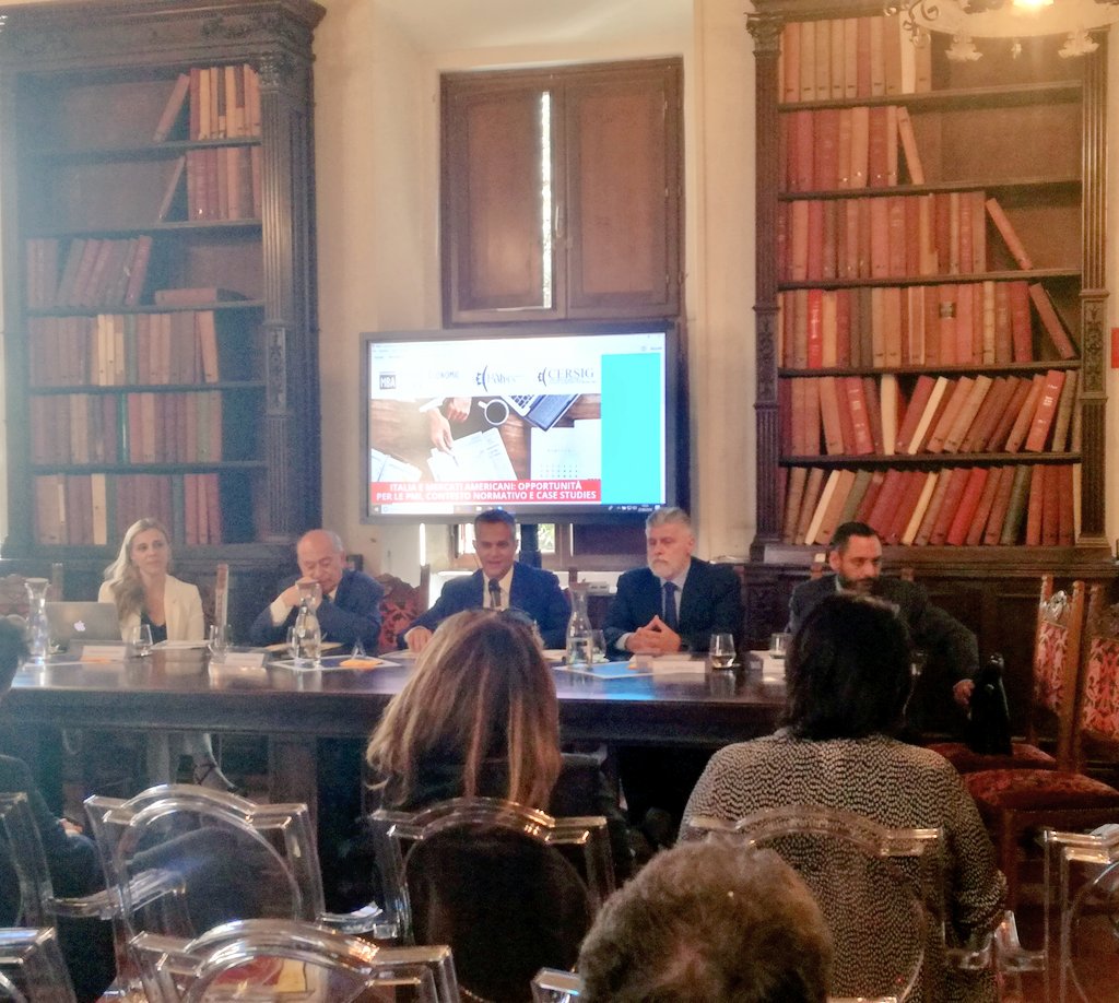 Inizia il #seminario "Italia e mercati americani: opportunità per le PMI" <a href="/LinkCampus/">Università degli Studi Link</a>, interviene <a href="/luciofumagalli/">lucio fumagalli</a> presidente Baicr