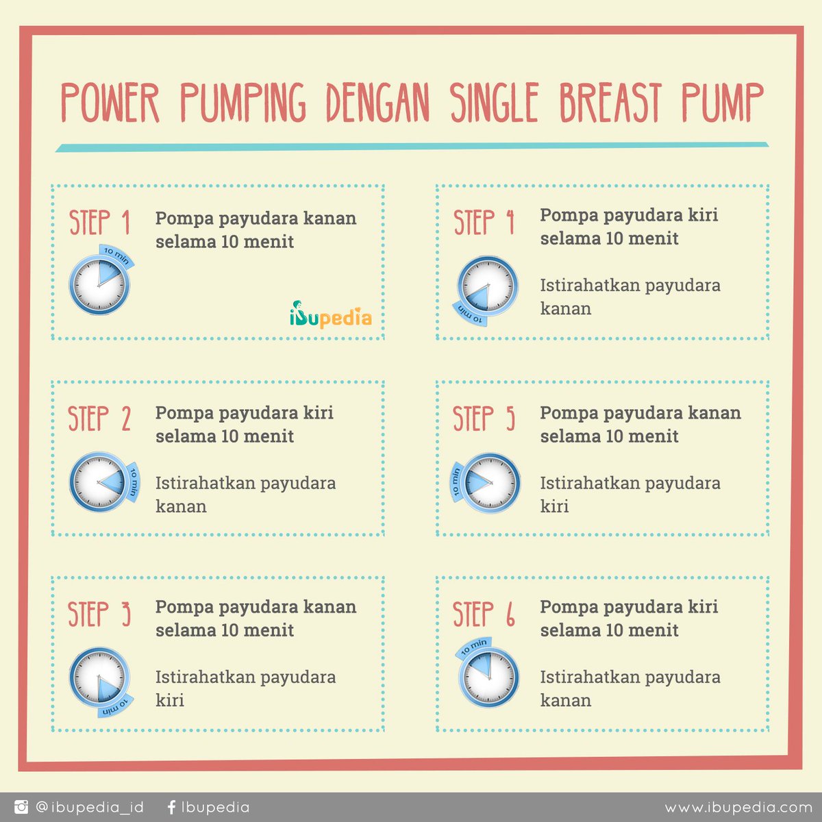 Ibupedia's tweet photo. Salah satu cara meningkatkan produksi ASI adalah dengan power pumping. Teknik ini berguna banget buat working mom atau mama eping yang selalu kejar-kejaran sama stok ASIP.
.
Cara selengkapnya bisa dicek di https://t.co/oyH6pS31Vj. https://t.co/kSPJxaulex
