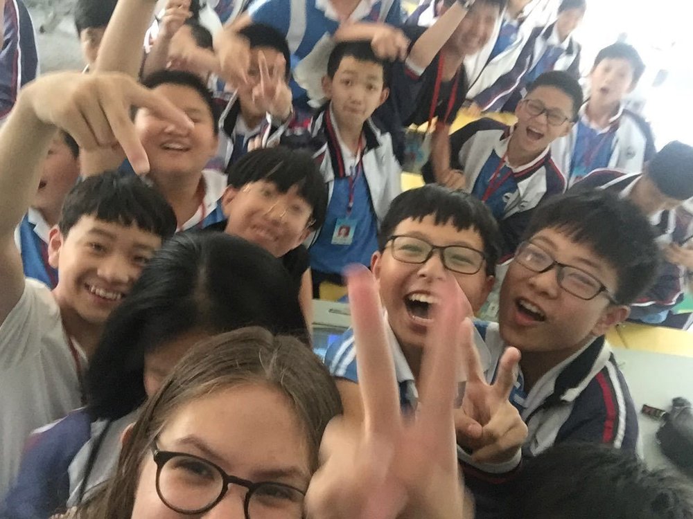 goAYC_'s tweet photo. #EducationalAmbassador Kaylee helped spread Western culture at Pan'an Experimental Middle School by immersing herself in Chinese culture.  Just the first step in growing the understanding between us.  Check out more of her story here: https://t.co/x7X5zXu1XM #goayc https://t.co/xRk27dpoHI