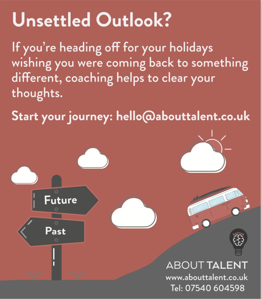 AboutTalent's tweet photo. Are you heading off on holiday wishing you were coming back to something different? #CareerCoach https://t.co/FhhkIfRn0p