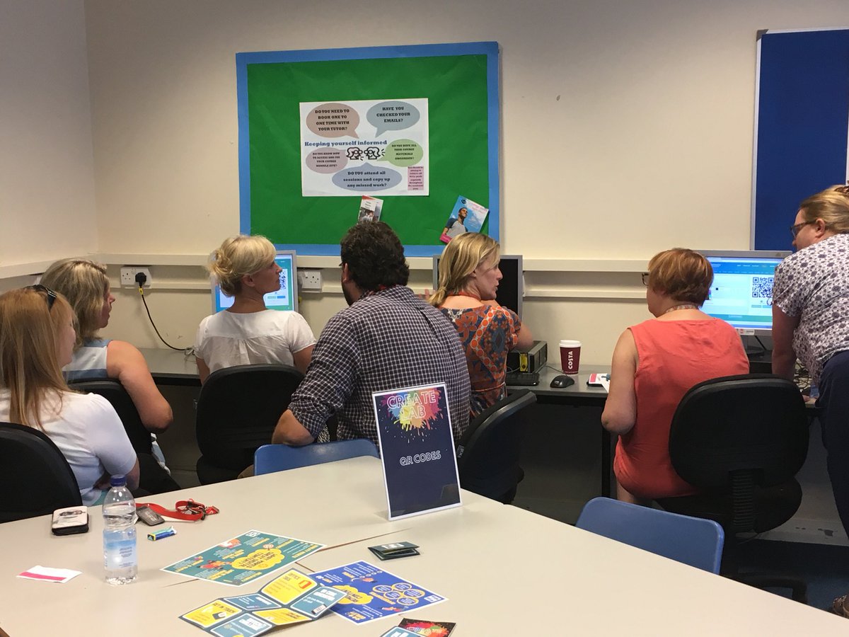 make_create_do's tweet image. Digital creativity in action here in the #CreateLab today!