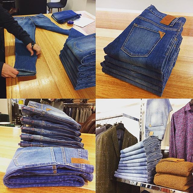 denim folding style