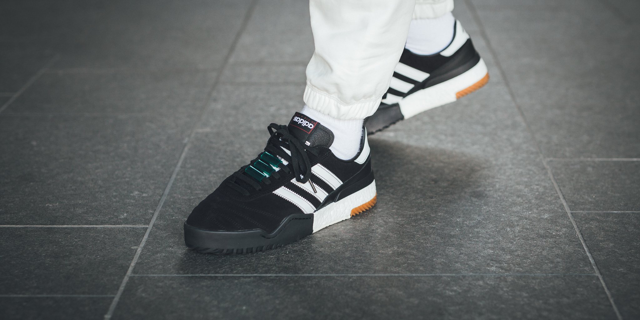 Titolo on X Fresh kicks on sale N O W Alexander Wang x Adidas Bball Soccer Core Black Footwear White Core Black LINK https t dHmPKr3a0L alexander wang adidas bball soccer alexanderwang