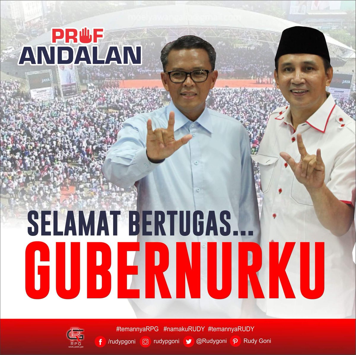 kawanNaRUDY's tweet photo. SelamatBertugas GUBERNURKU

SALAM
#temannyaRPG 
#kawanNaRPG
#temannyaRudy https://t.co/TKf8QAkzc3