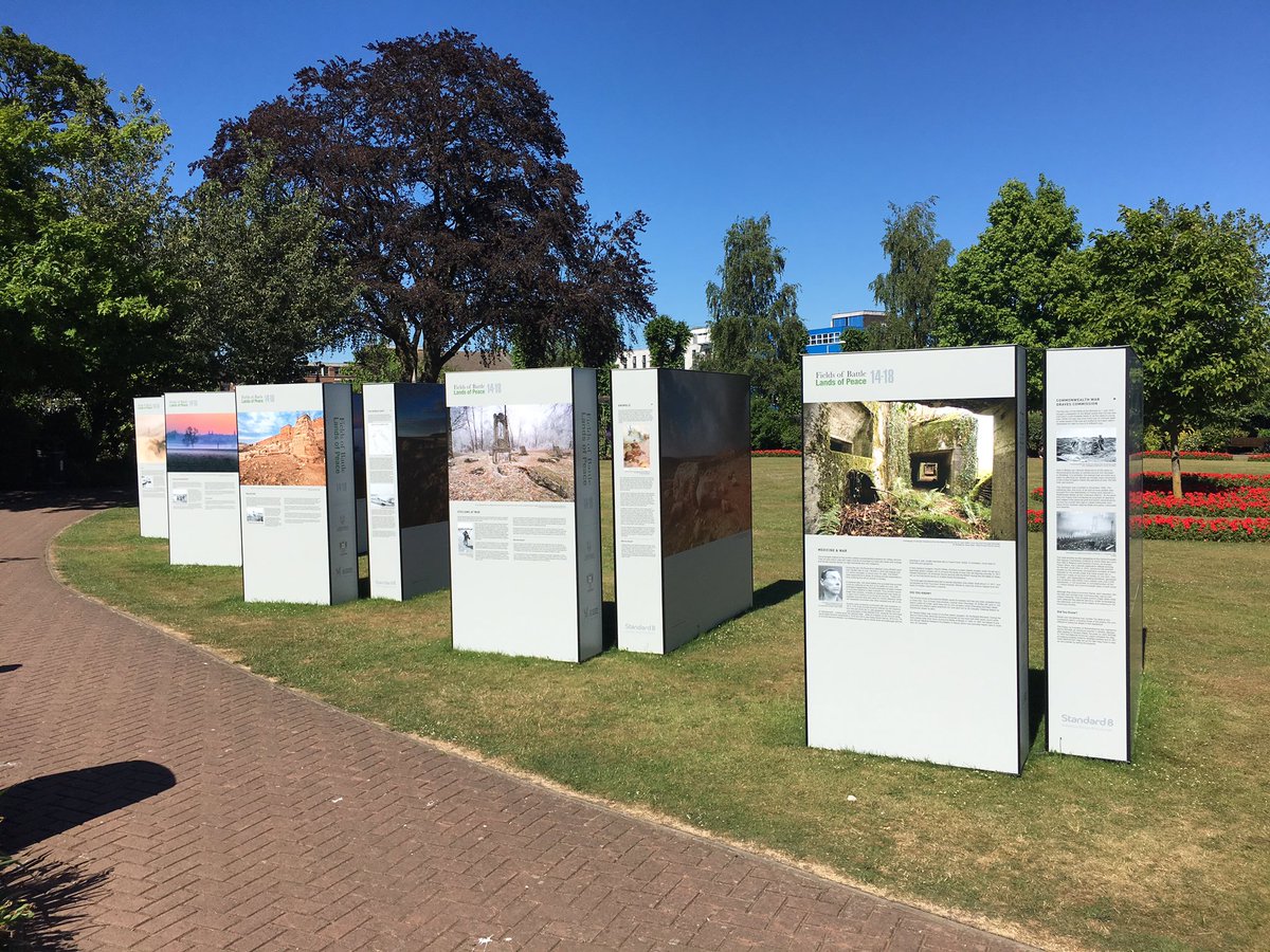 Spent some time at the Fields of Battle, Lands of Peace exhibition in Ashford for which we designed schools resources and other literature. Simply breathtaking and very moving. Highly recommended.