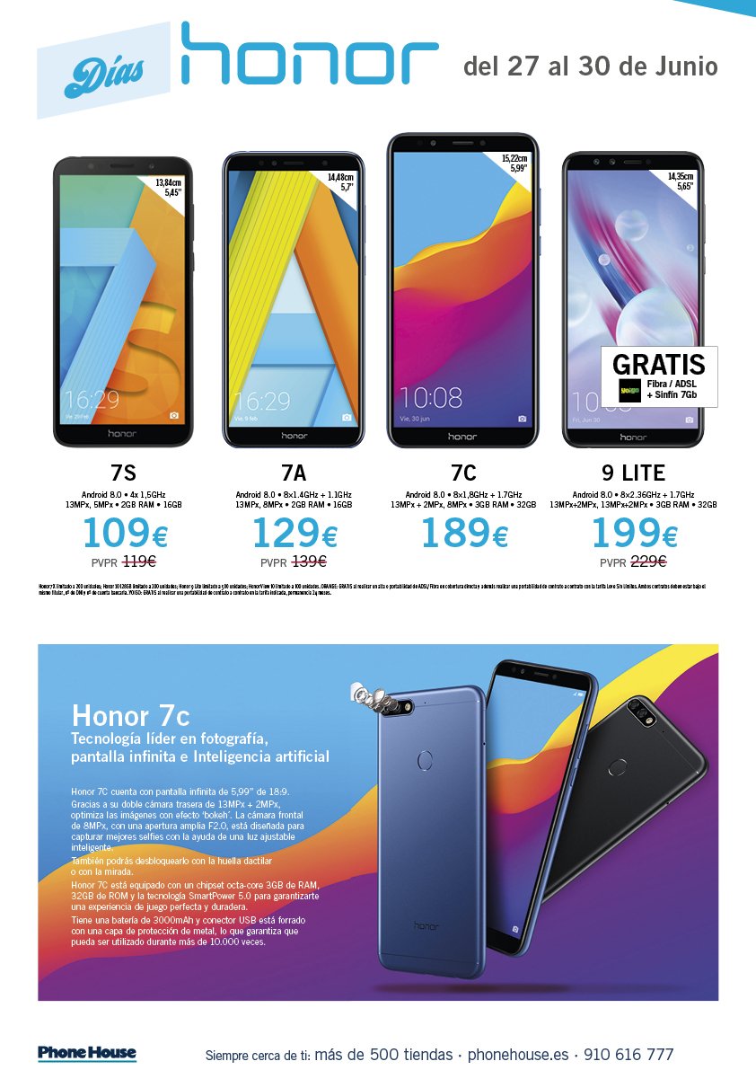 PhoneHouse_Es's tweet photo. 🤯 ¡Atento a las #Ofertacas de nuestros #DíasHonor!
💥 Hasta 18% de #descuento en móviles libres
💥 Teléfonos #gratis con operador
💥 Km0 a precios de derribo en la Zona Discount
💥 Financiación #gratis
Entérate👉https://t.co/kHAYthRIPi
🚀 Solo hasta el 30 de junio ¡CORREEE! https://t.co/jYjmDOCsPr