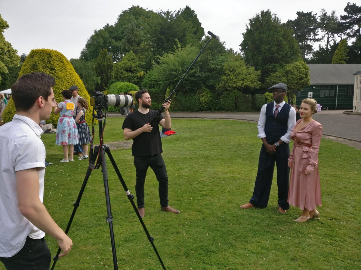 JiveSwing.Com teachers Joseph and Charlotte, being interviewed, at Bletchley Park, before the Guinness World Record for the largest Swing Dance Class.🏆
jiveswing.com 
#recordbreakers #Swingdancing #LindyHop #Livemusic #Learntodance #jiveswingbrokeaworldrecord