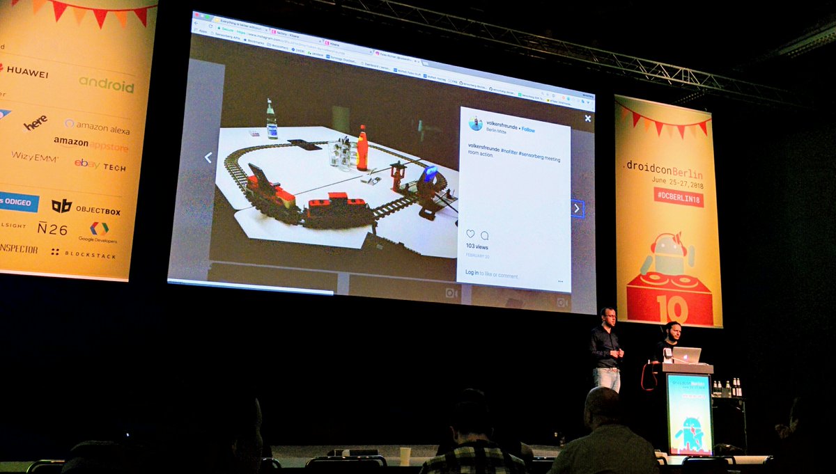 tbsprs's tweet photo. A lego train to automatically test bluetooth devices 🚂 https://t.co/NNcTX1l0HZ #dcberlin18 #droidconde #droidcon @volkersfreunde @droidconBerlin https://t.co/fzMENQSkcy
