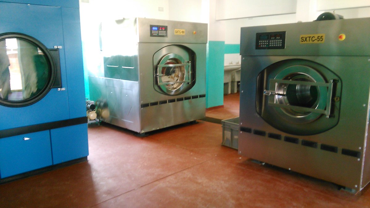 CKadoma's tweet photo. New laundry machines &amp; kitchen for KGH, by Zimplats https://t.co/4vbspHcnhV