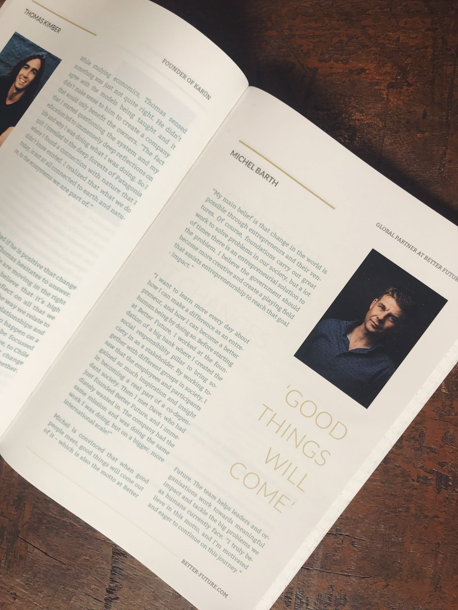 "My main belief is that change in the world is possible through entrepreneurs and their ventures." @bettermichel talking about his passion to make a real difference in this world as an entrepreneur. <a href="/paperontherocks/">Paper / on the Rocks</a> #BCorp #Betterfuture