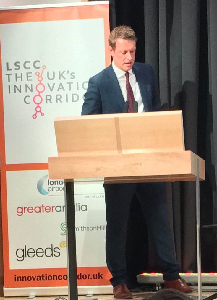 Innovation_East's tweet photo. #LSCC18 @STN_Airport’s Chris Wiggan describes their ambitions to extend long-haul routes to China and Inda soon, to build upon their recent new routes to USA, Canada and Dubai https://t.co/n5Zg6GkVkP