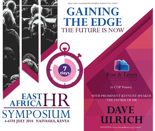 RiseandLearnKe's tweet photo. 7 DAYS TO THE BIGGEST HR SYMPOSIUM IN EAST AFRICA! Have you secured your ticket? >> https://t.co/mdREbEEbWW << #RiseAndLearn #EAHRSymposium https://t.co/tLzZXHgHYO