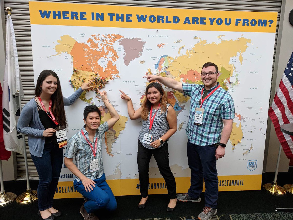 RenataRevelo's tweet photo. Representing @UICEngineering at #ASEE18 with our #EERatUIC group! https://t.co/67nxxLC9Vd
