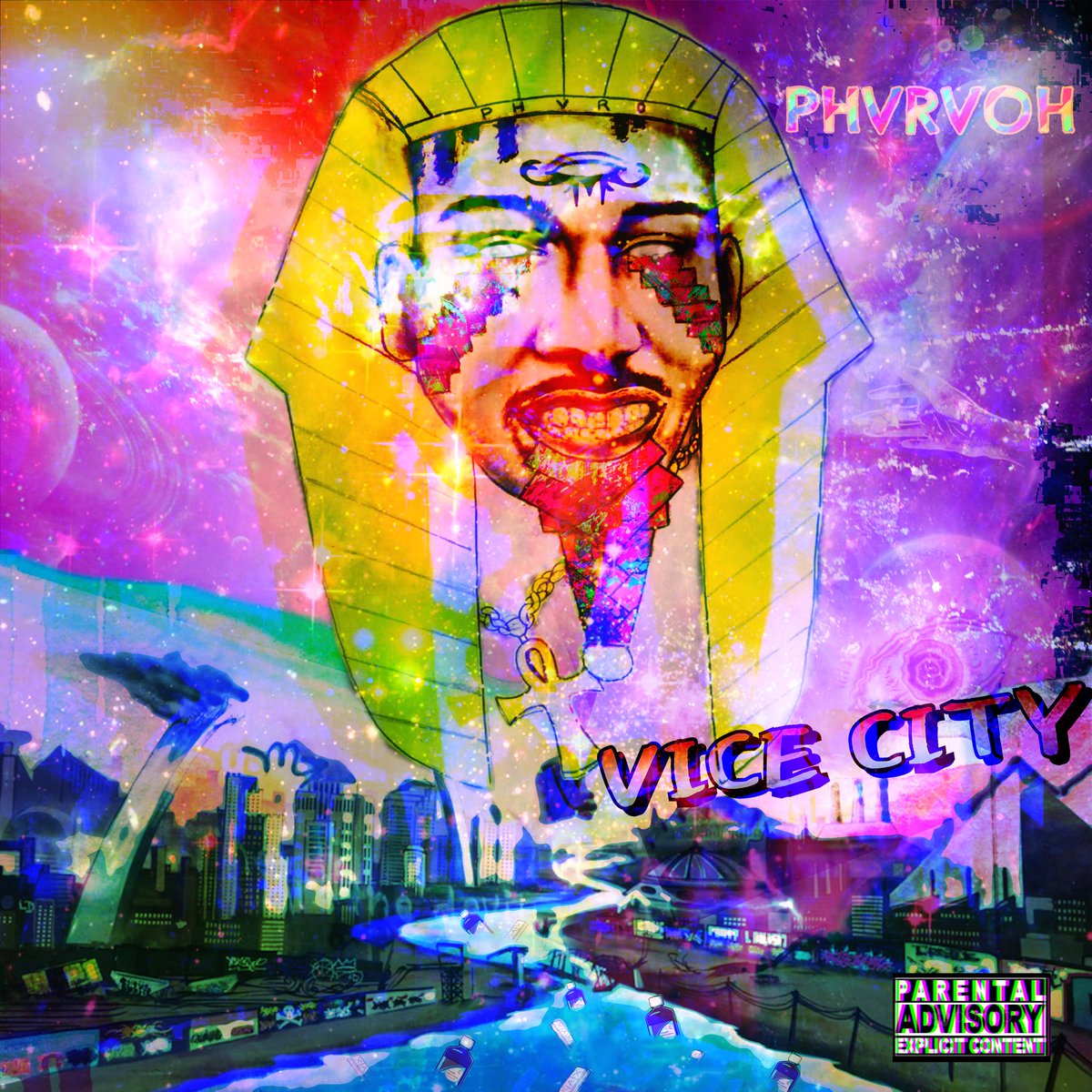 vicepharaoh7500's tweet photo. VICE CITY: THE ALBUM IS OUT NOW ON SOUNDCLOUD! 

https://t.co/VrdeGTY8Ys

Prod &amp; Mastered by @alexorenmusic 
Cover art by @_ssabriinaa &amp; myself! 

ENJOY🙏🏾 https://t.co/bWQRh1jR6t