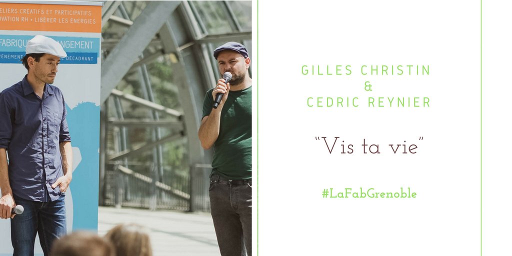 lafabgrenoble's tweet photo. A #LaFabGrenoble 2018 il y avait * Gilles CHRISTIN et Cédric REYNIER du pain des cairns * une superbe mini conférence https://t.co/Nxx69yJodM