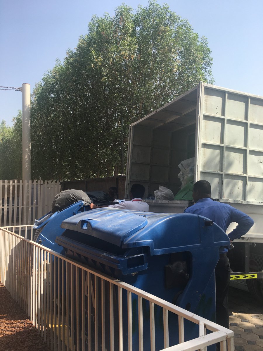 First paper collection has been successfull! We will find out soon how much we’ve recycled so far! @SafaBritishSch @EEG_UAE