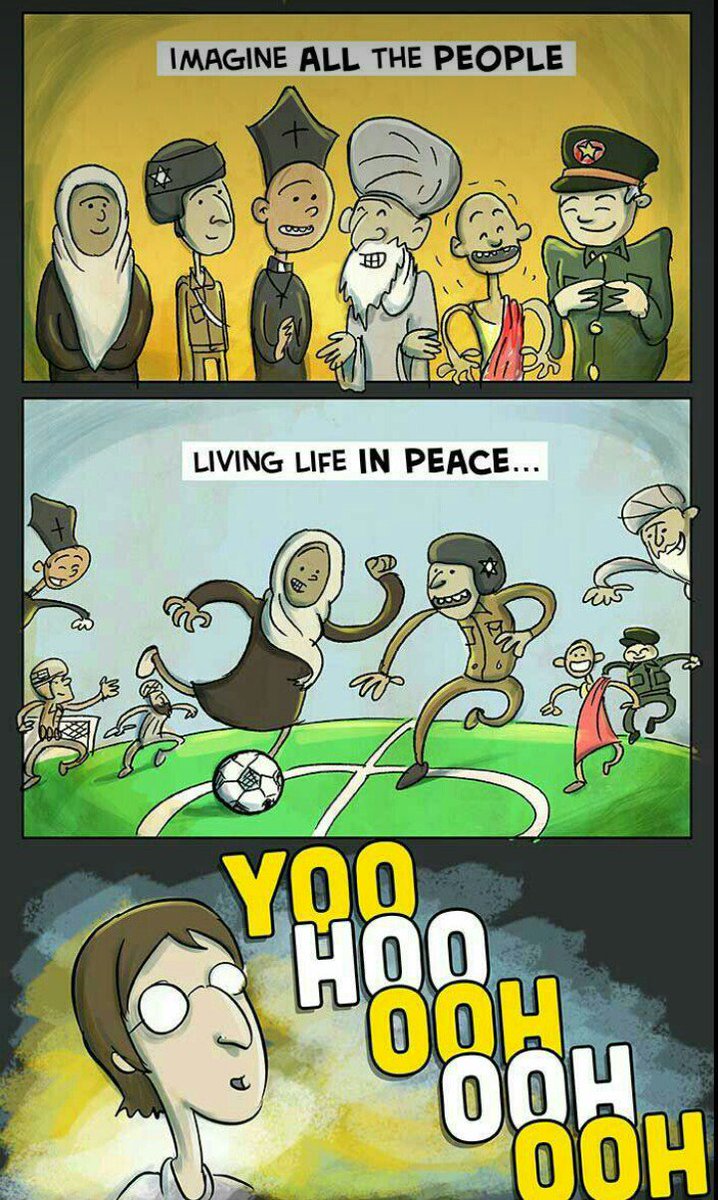 dudaisalena's tweet photo. Imagine all the people living for today... https://t.co/pR1WPwjFWJ