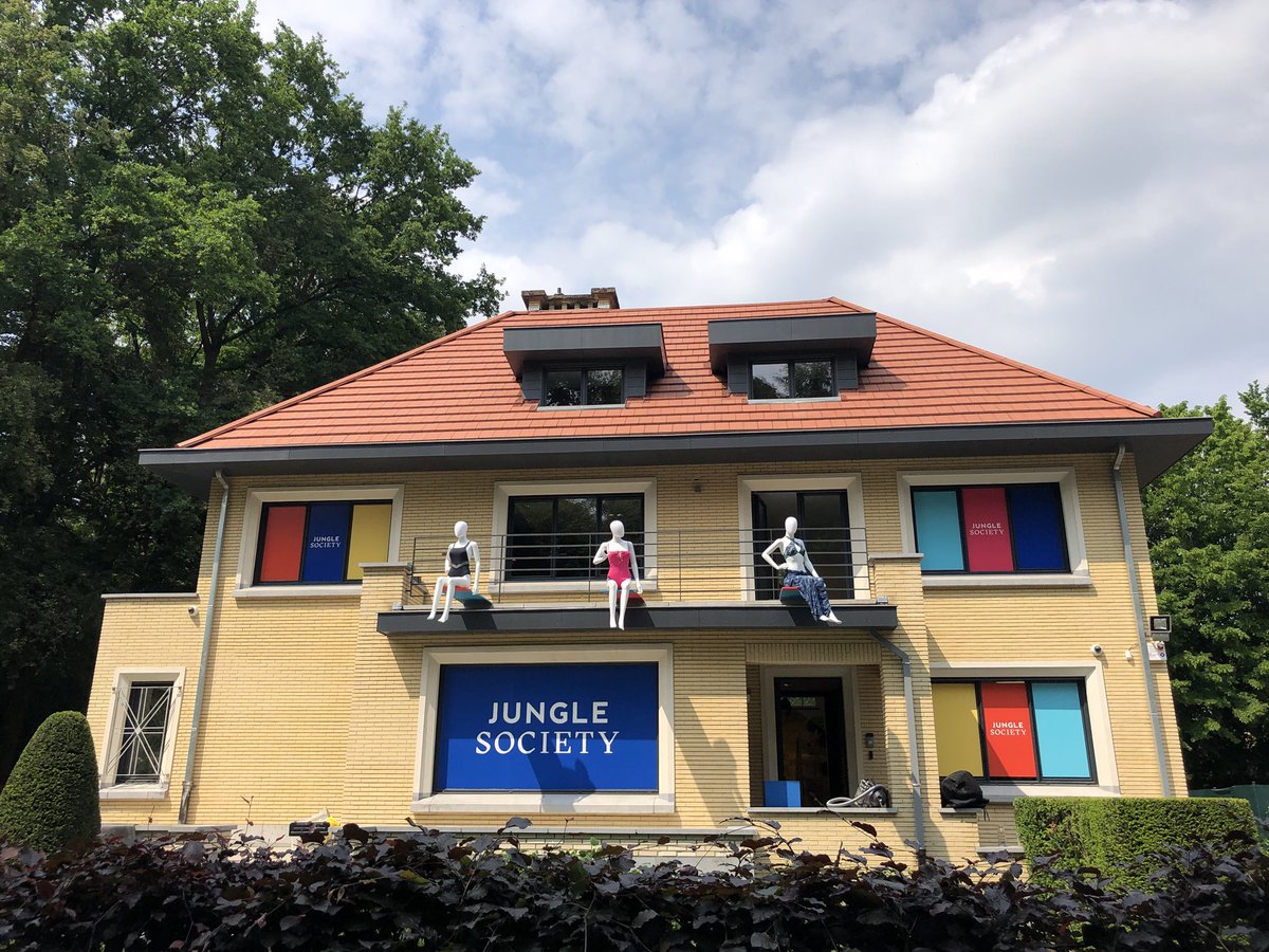 Window stickers for Jungle Society #Brussels