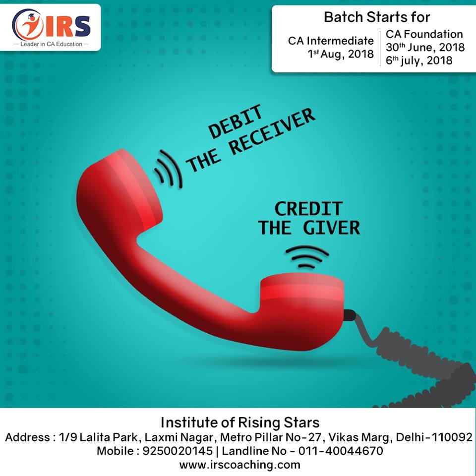 IRSCoaching's tweet photo. IRS is an apt platform to learn accounting creatively, and give your career a much-needed boost.
Come & enroll for CA Today with IRS.
Join Now: https://t.co/zyO1Zb0Vlt
Call Now:+91-9250020145
#SuccessfulCA #BestGuidance #JoinIRS #CAClasses #CAInstituteinLaxmiNagar https://t.co/99CNrYy0af