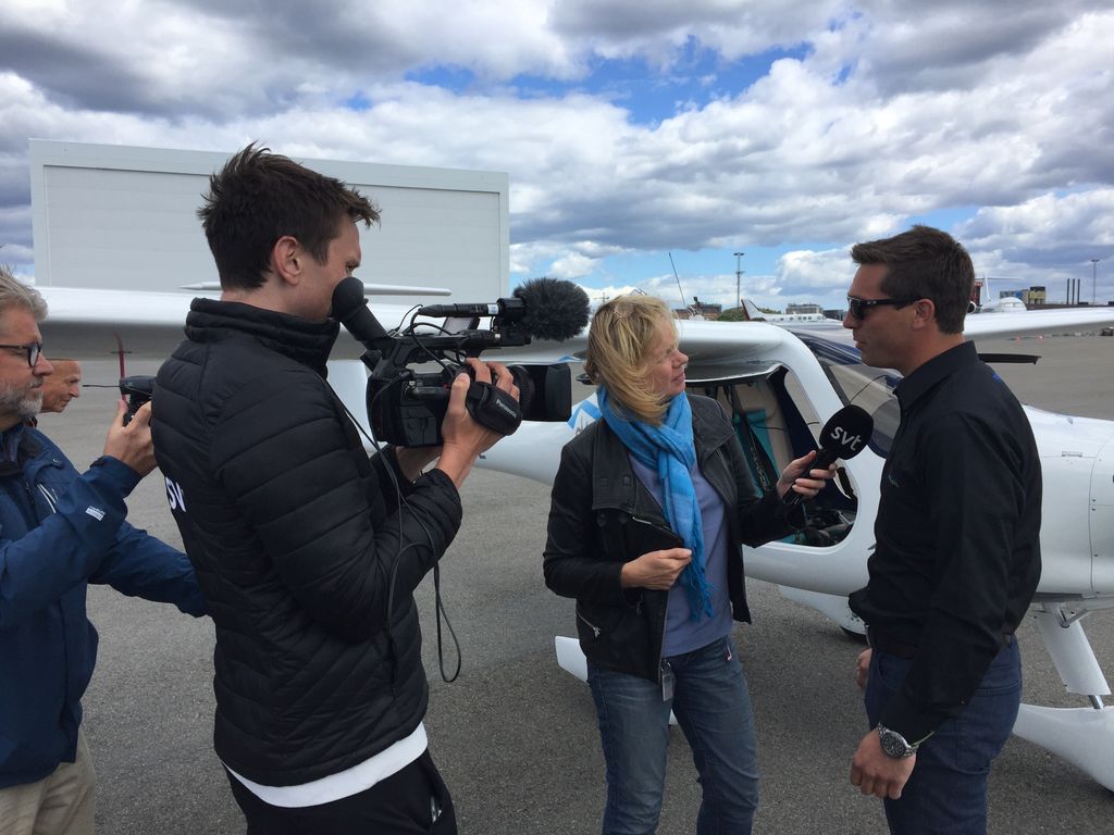BetterFlare's tweet photo. The future is already here. Pipistrel came to visit Stockholm with their Alpha Electro. What endurance would be good enough to change the whole fleet in your club/school? https://t.co/TP8Uelpy0d