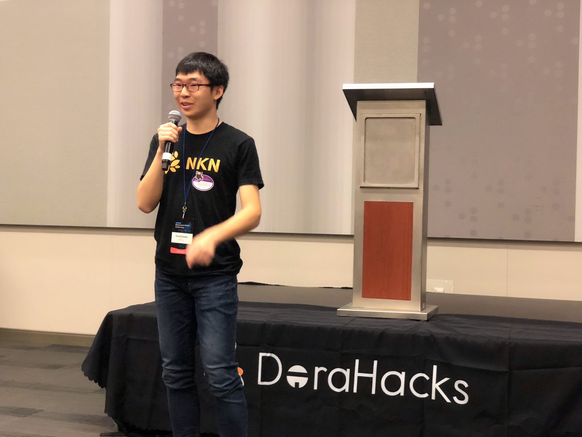 NKN_ORG's tweet image. #NKN LABS CEO Yanbo Li,CTO Yilun Zhang were invited to the #BlockchainForFuture #Hackthon by @DoraHacks in #SanFrancisco #BayArea. ⚡️Dr. Zhang introduced the details of #NKN project at the round table discussion.NKN&apos;s real-world challenges captured hackers&apos; immediate interest.