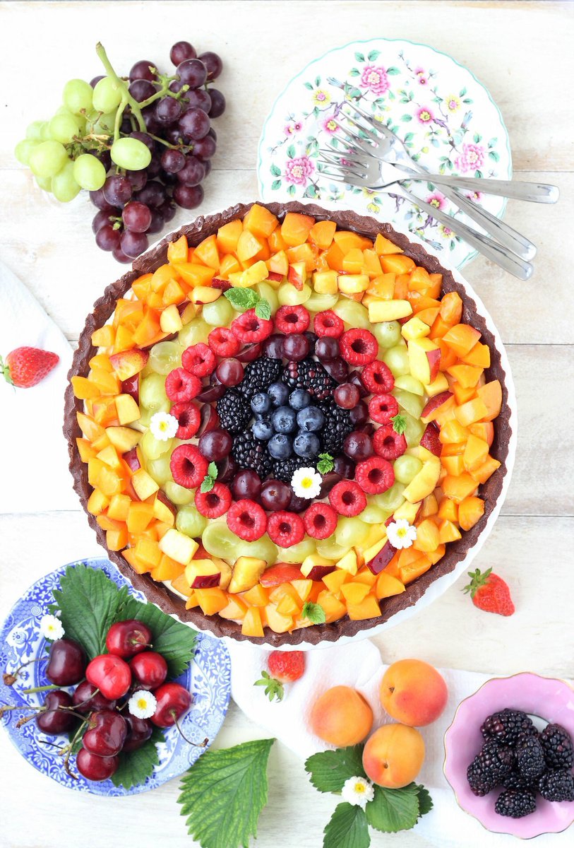 Un #buongiorno golosissimo con la crostata di Elisa, <a href="/myfoodiedays/">My Foodie Days</a>, un guscio al cacao che racchiude crema e frutta a volontà!! Per una colazione #super 😍😍😍 La ricetta sul blog di Elisa vi aspetta ➡️ myfoodiedays.com/2018/06/crosta…