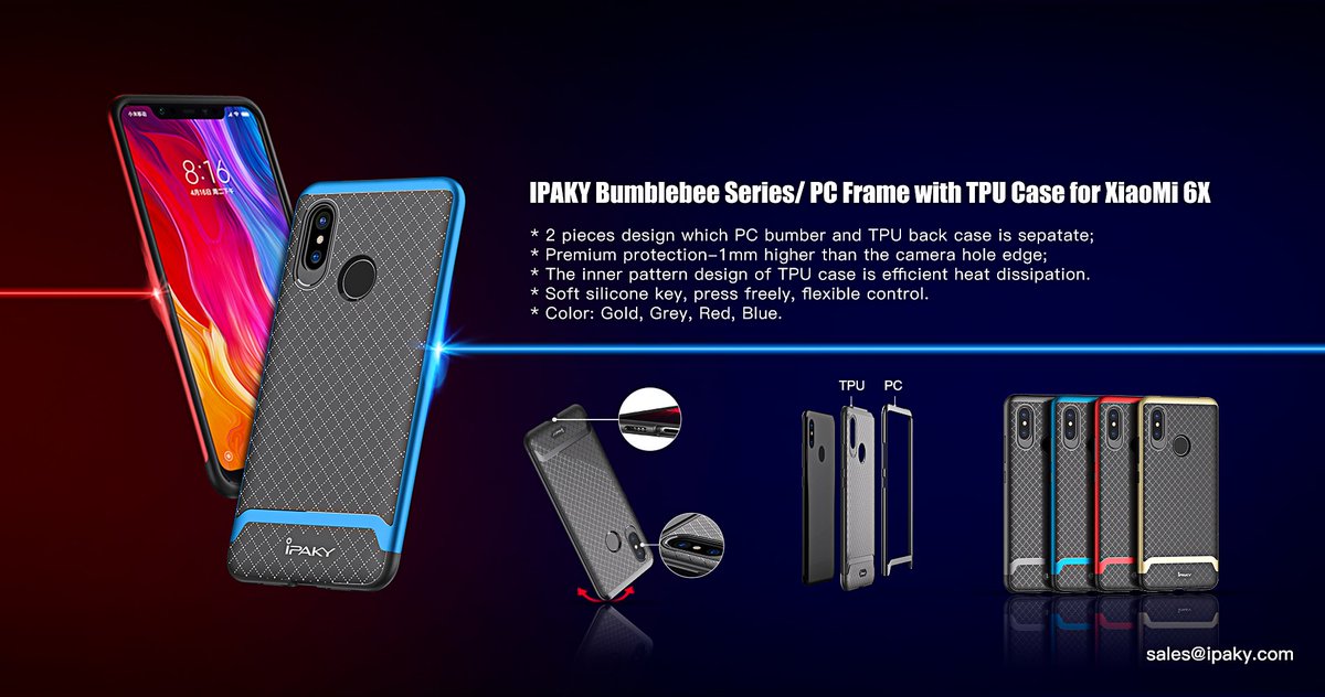 NEW design IPAKY phone case for MiX6 has come out with comfortable fell 😍