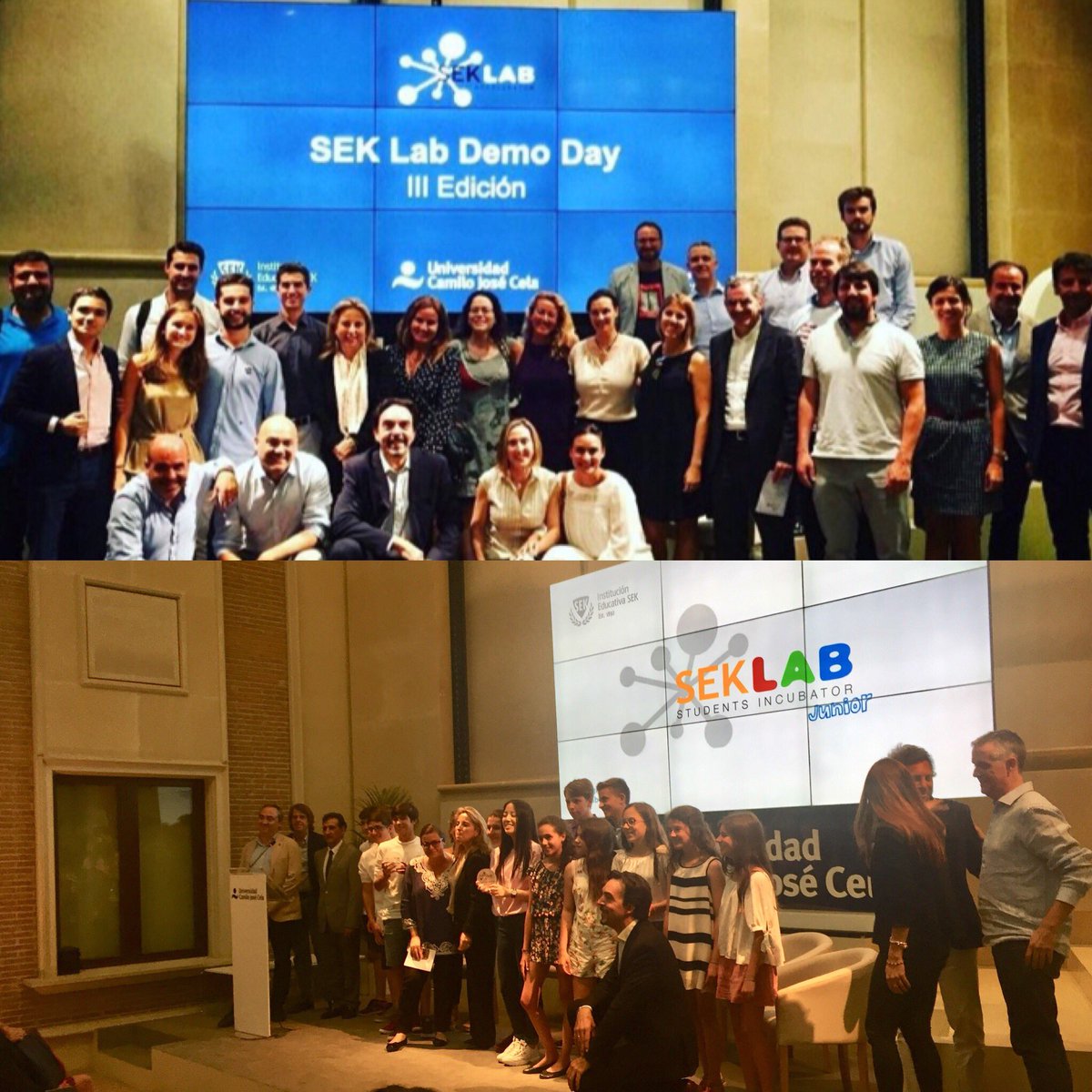 designetworking's tweet photo. Ayer en el #SEKLabDemoDay alucine con #SEKLabJunior, la cantera de @SEK_Lab con #Startups cómo  #NoMore y #GGOP para combatir las #violaciones y el #desempleoJuvenil respectivamente. O el primer foro Juvenil de la @ONU_es o  #slowfood #InnovacionSocial  @educaciongob https://t.co/VJhYb9Afsz