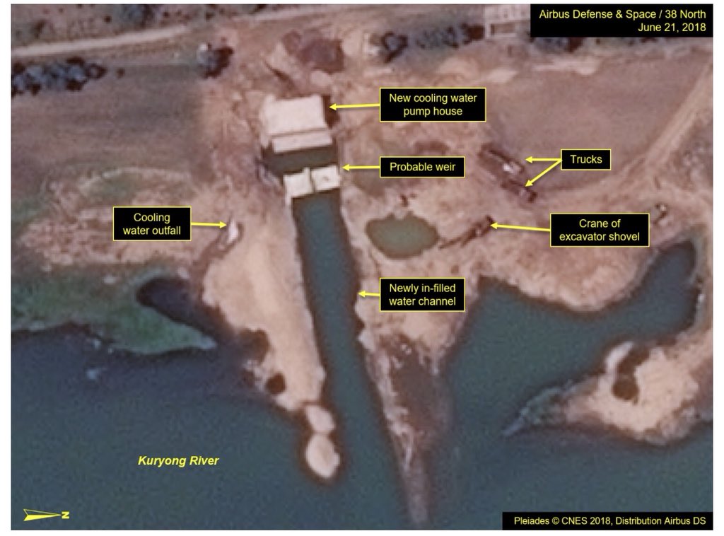 willripleyCNN's tweet photo. Monitoring group @38NorthNK releases new analysis of satellite imagery, says North Korea appears to be making “rapid” improvements to Yongbyon Nuclear Scientific Research Center — even as denuclearization talks continue. S. Korea Unification Ministry: “We’re watching it closely.” https://t.co/p4PGO7r2WU