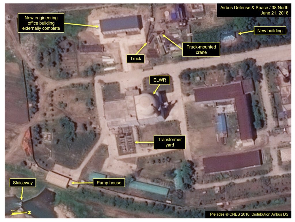 willripleyCNN's tweet photo. Monitoring group @38NorthNK releases new analysis of satellite imagery, says North Korea appears to be making “rapid” improvements to Yongbyon Nuclear Scientific Research Center — even as denuclearization talks continue. S. Korea Unification Ministry: “We’re watching it closely.” https://t.co/p4PGO7r2WU